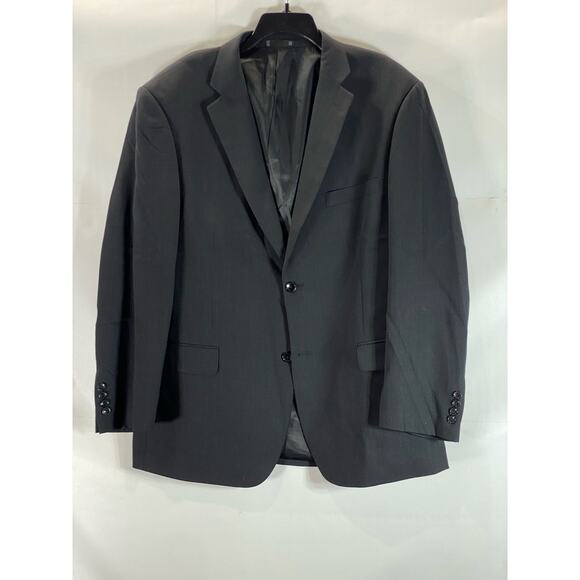 EMANUEL EMANUEL UNGARO Men´s Black Solid Two-Button...